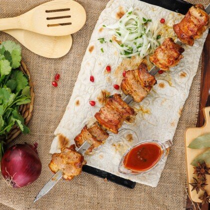 Шашлык из свиных рёбер