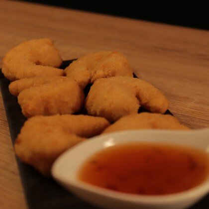 Креветки в панировке