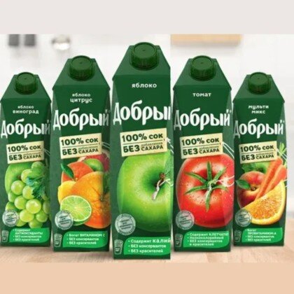 Соки в ассортименте