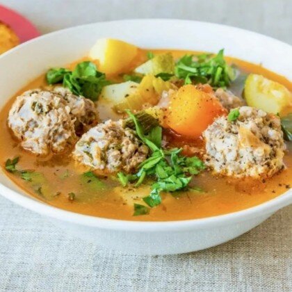 Суп с тефтелями