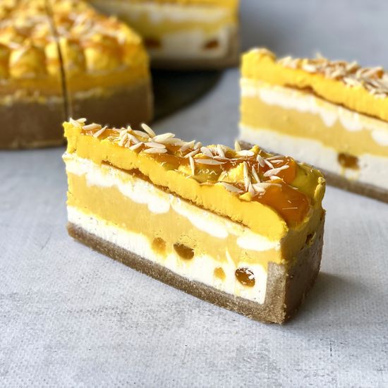 Чизкейк манго-маракуйя