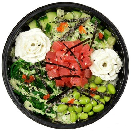 Грин поке с тунцом