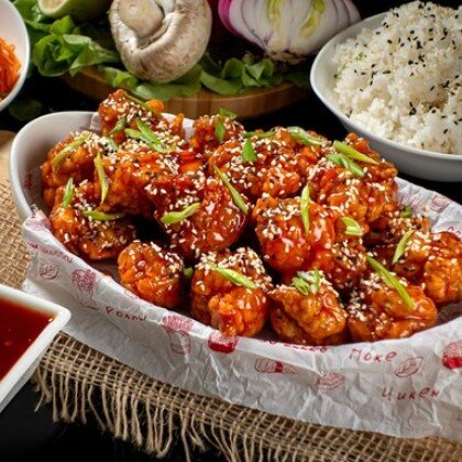 Бёдрышки в остром соусе