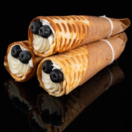 Трубочка с голубикой