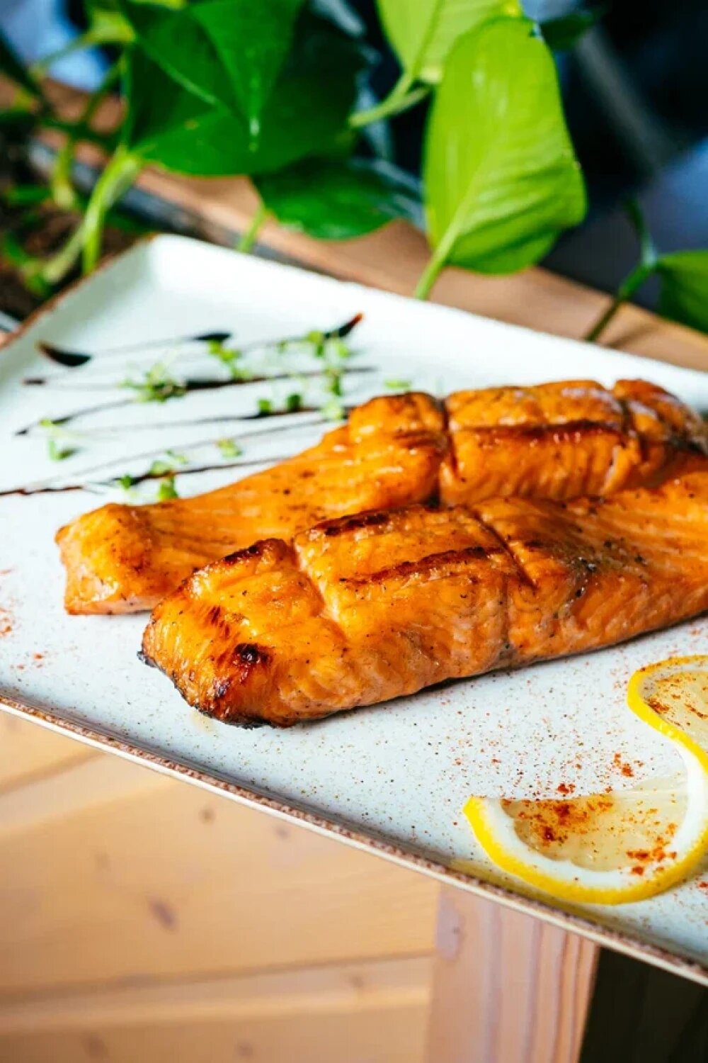 Стейк лосося