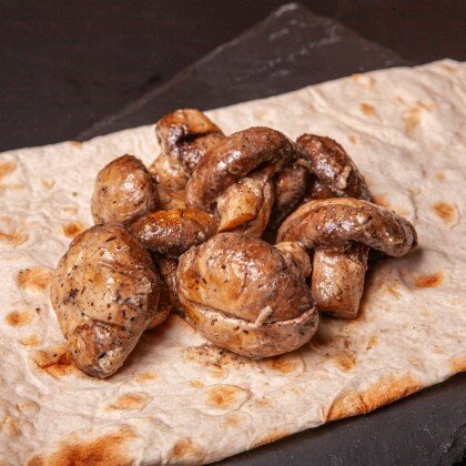 Шампиньоны на мангале