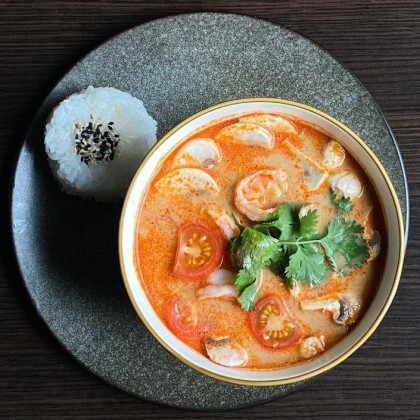 Суп том ям с креветками