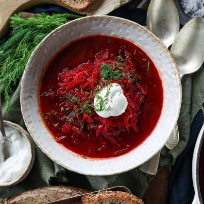 Борщ овощной