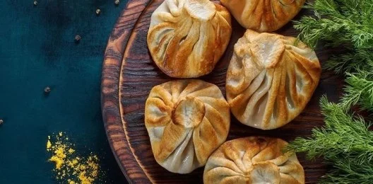 Жареные хинкали классические 3 шт
