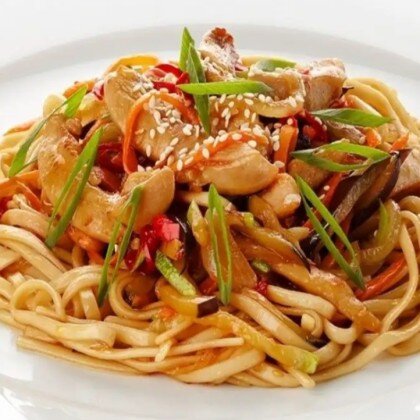 Лапша с курицей