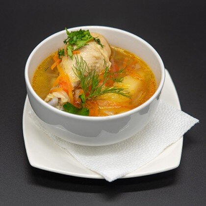 Суп куриный