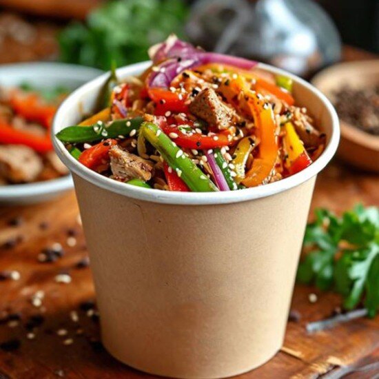 Фунчоза со свининой