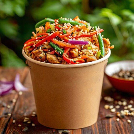 Рис с курицей