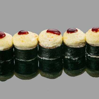 Ролл "Запеченный с копченной курочкой"