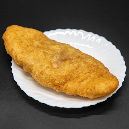 Пирожок с картошкой+сосиской