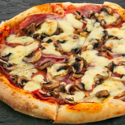 Космо-пицца "ветчина-грибы"