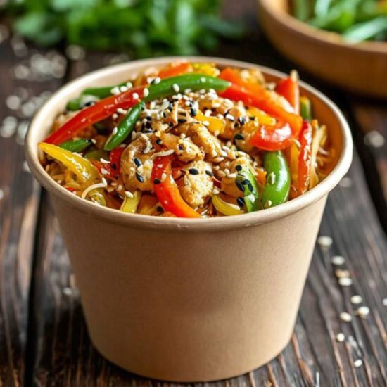 Фунчоза с курицей