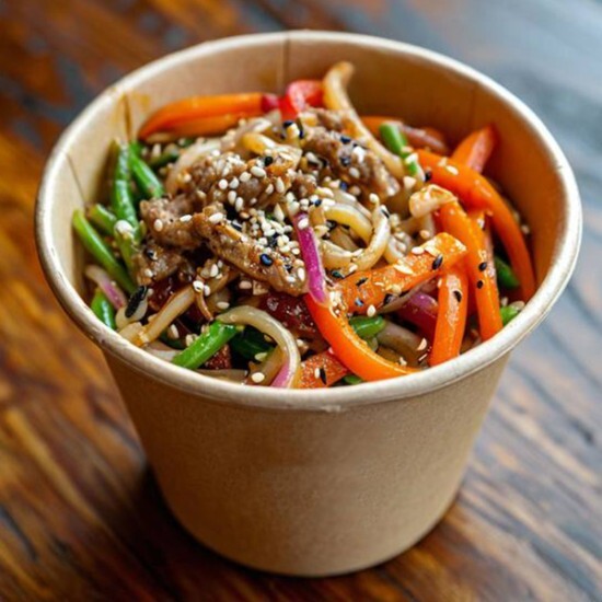 Удон со свининой