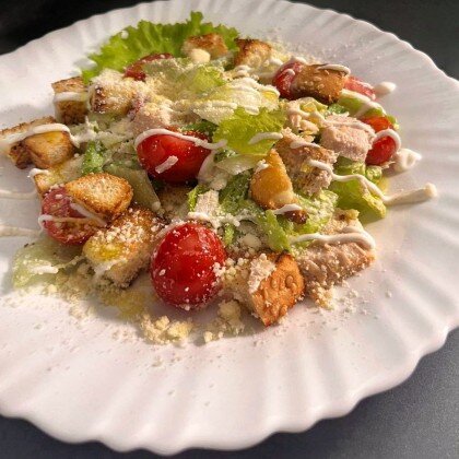 Салат "Цезарь" с курицей