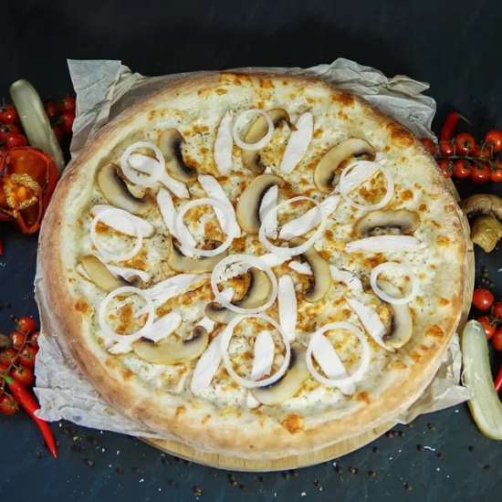 Курица и Грибы