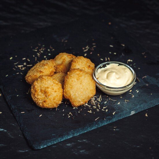 Сырные медальоны