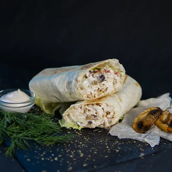 Шаурма Вегетарианская с Грибами