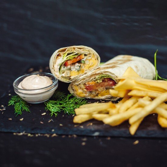 Шаурма Вегетарианская с Фри