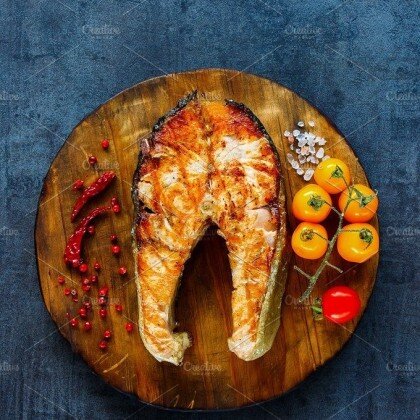 Стейк из семги