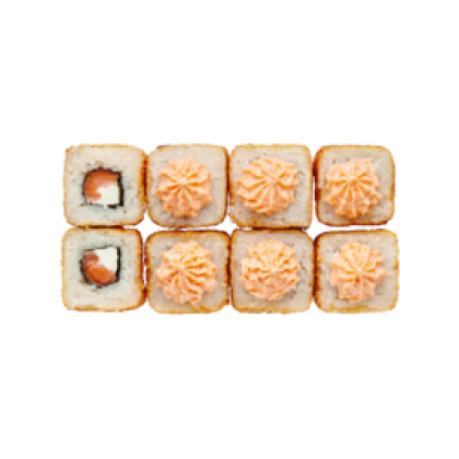 Роллы «Лава темпура с лососем»