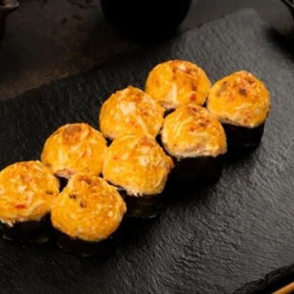 Запеченные маки с креветкой