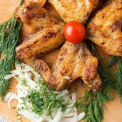 Шашлык из куриный Клылями