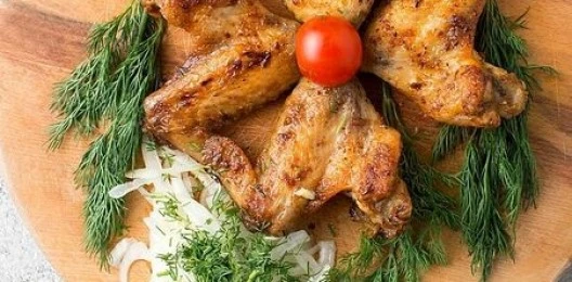 Шашлык из куриный Клылями
