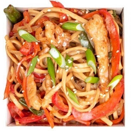 Лапша удон с овощами