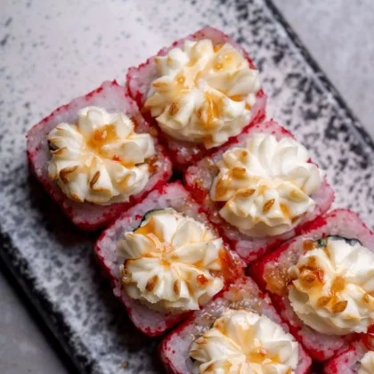 Ролл запеченный с креветкой