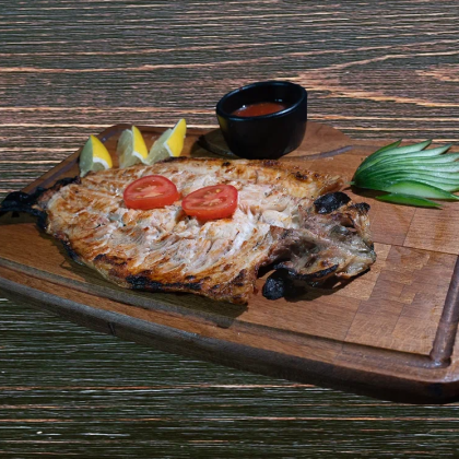 Форель на мангале