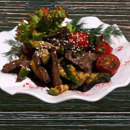 Салат "Нежная говядина"