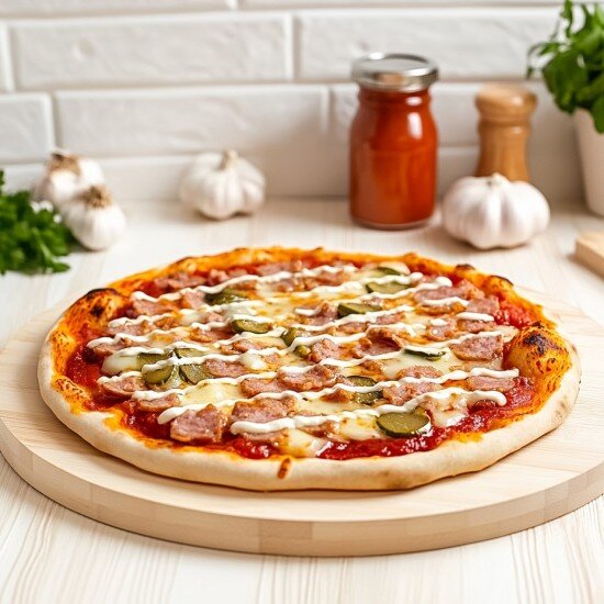 Мини-пицца пикантная