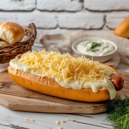 Хот-дог с сыром