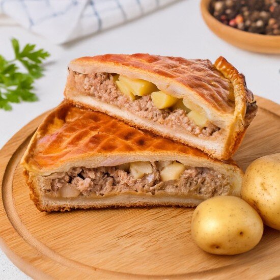 Пирог с курочкой и картошкой