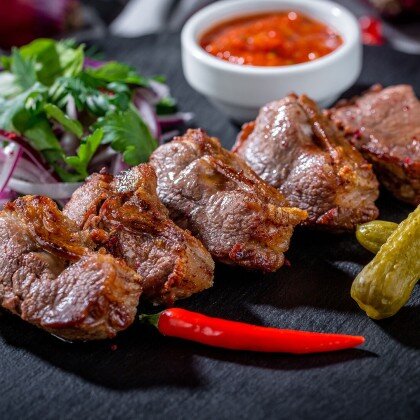 Из филе баранины