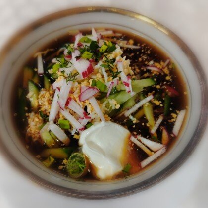 Окрошка мясная