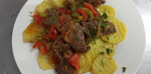 Картошка с мясом по- домашнему