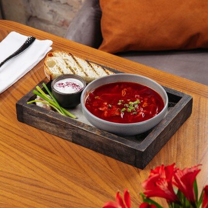 Борщ с брискетом