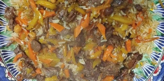 Плов говядина