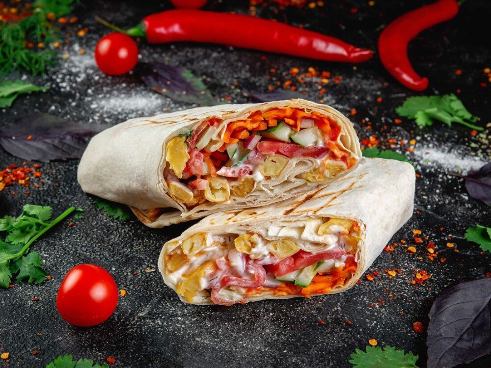 ШАУРМА С КУРИЦЕЙ (мини)