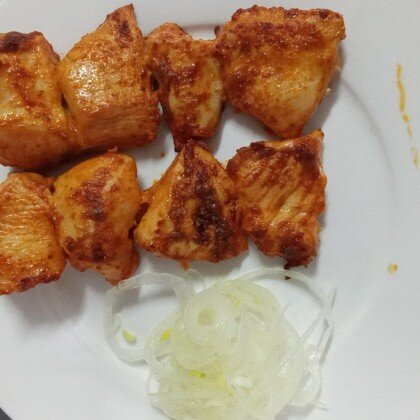 Шашлык из куриной грудки