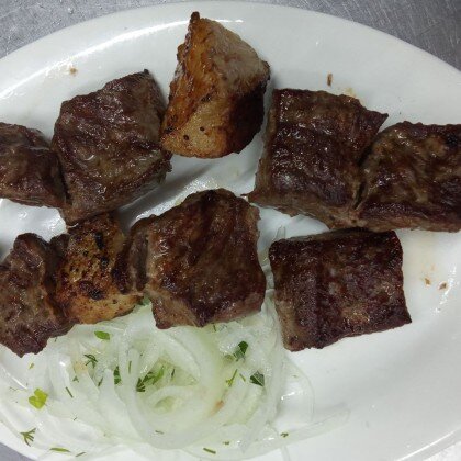 Шашлык из говядины