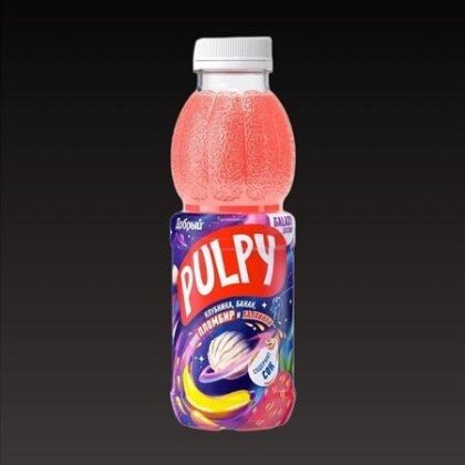 Добрый Палпи 0,45л Клубника, банан, пломбир