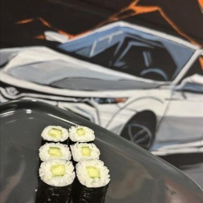 Мини ролл с огурцом