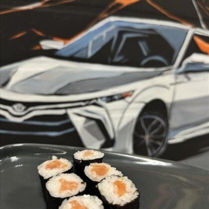 Мини ролл с лососем